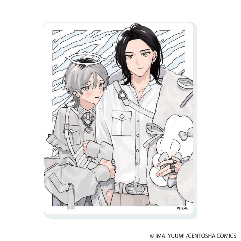 アクリルカード「弱虫オメガは溺愛されたい」01/コンプリートセット(全5種)(描き下ろしイラスト)