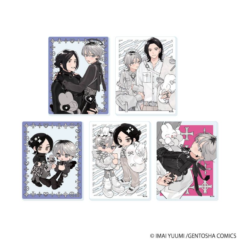 アクリルカード「弱虫オメガは溺愛されたい」01/ブラインド(5種)(描き下ろしイラスト)