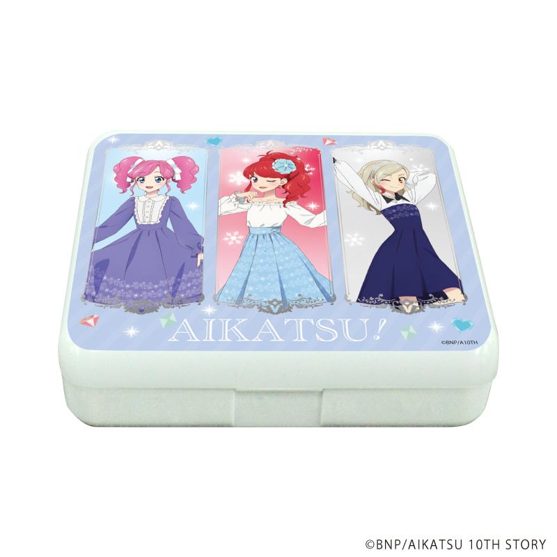 小物ケース「アイカツ！」04/珠璃＆凛＆まどか 雪柄コーデver.(描き下ろしイラスト)