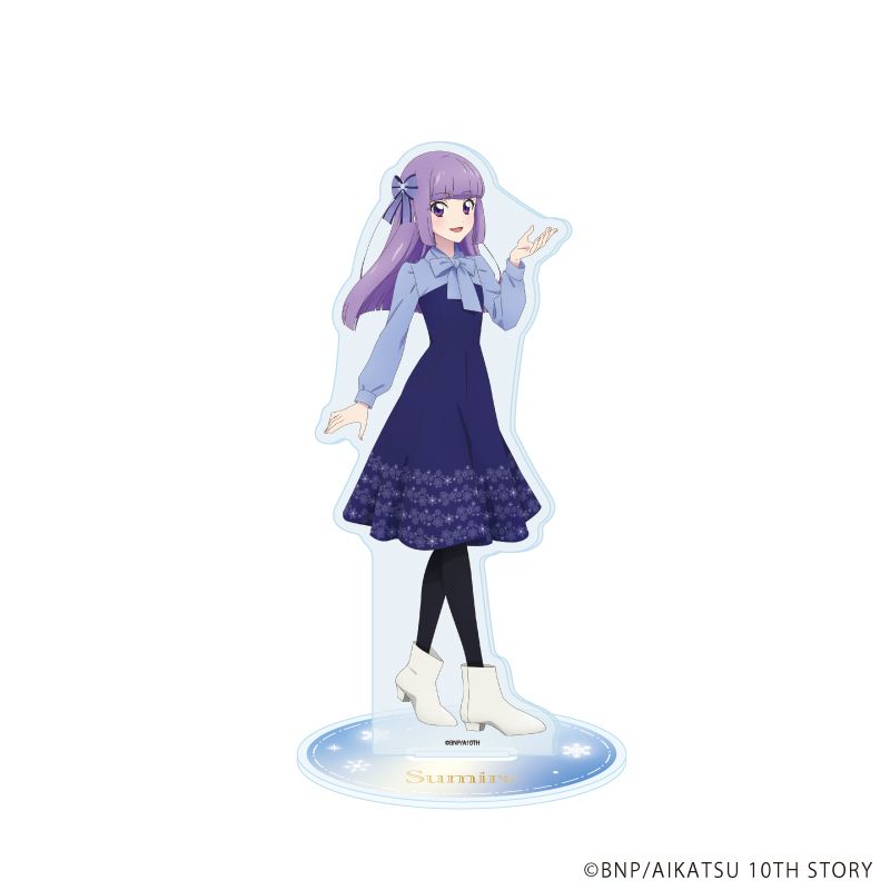 アクリルスタンド「アイカツ！」20/氷上スミレ 雪柄コーデver.(描き下ろしイラスト)