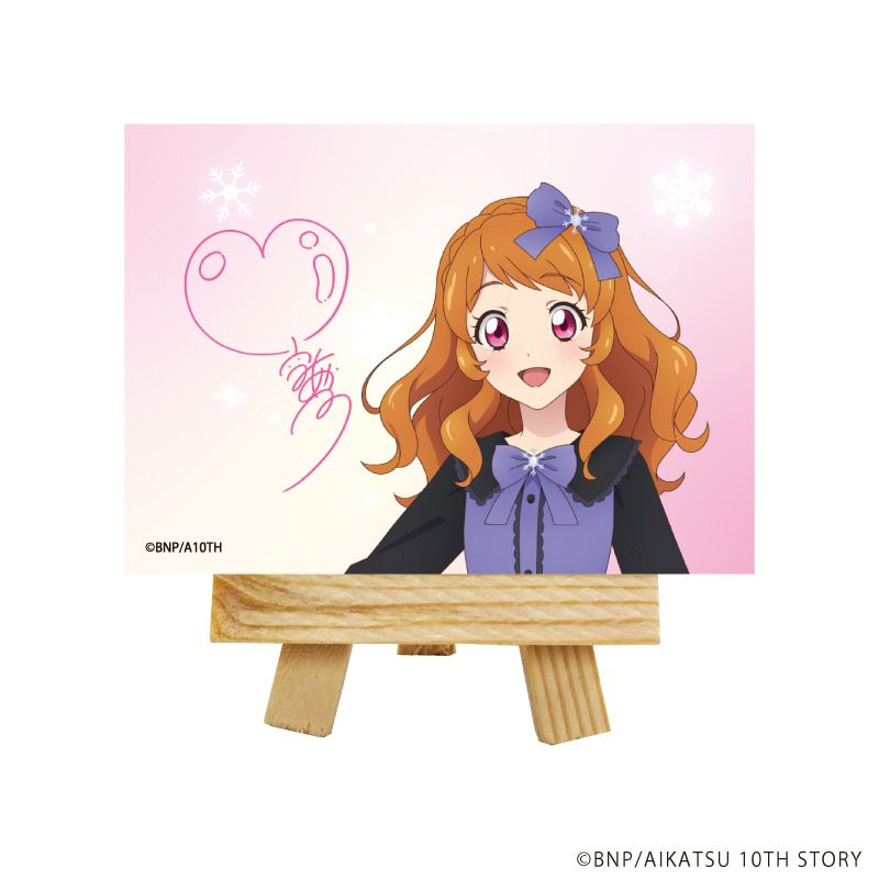 キャンバスボードミニ「アイカツ！」06/雪柄コーデver. コンプリートセット(全6種)(描き下ろしイラスト)