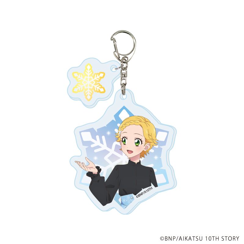 パーツ付きアクリルキーホルダー「アイカツ！」01/雪柄コーデver. コンプリートセット(全6種)(描き下ろしイラスト)