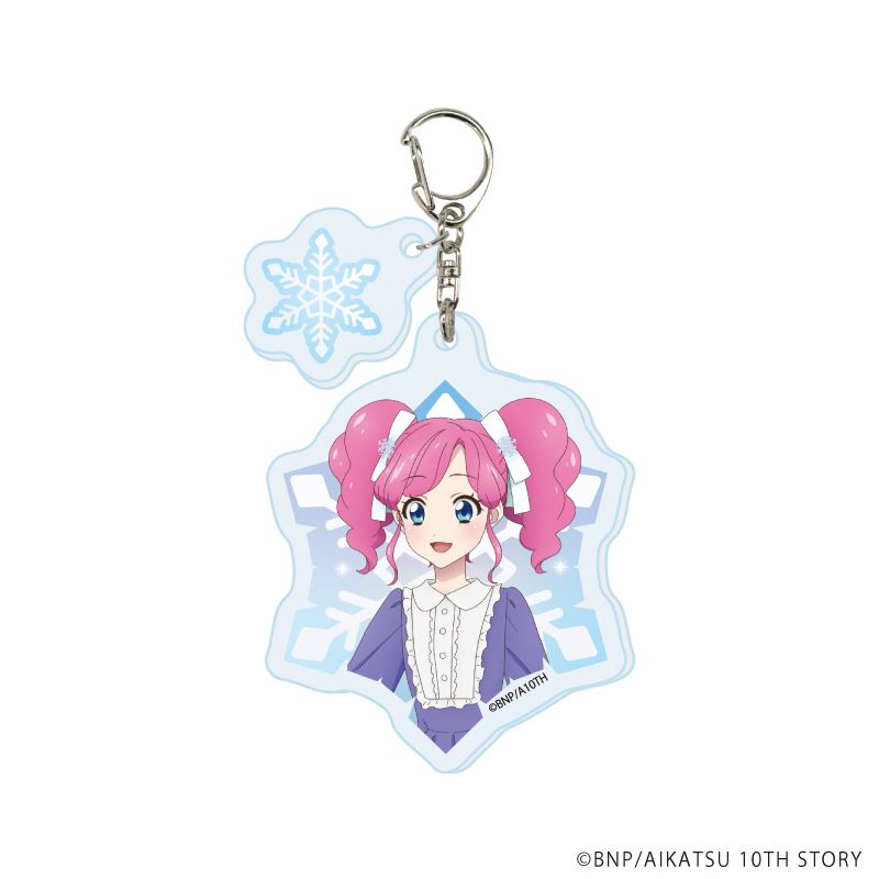 パーツ付きアクリルキーホルダー「アイカツ！」01/雪柄コーデver. コンプリートセット(全6種)(描き下ろしイラスト)