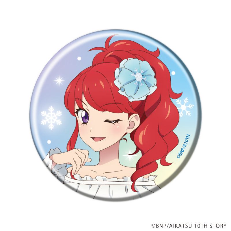 缶バッジ「アイカツ！」13/雪柄コーデver. コンプリートセット(全6種)(描き下ろしイラスト)