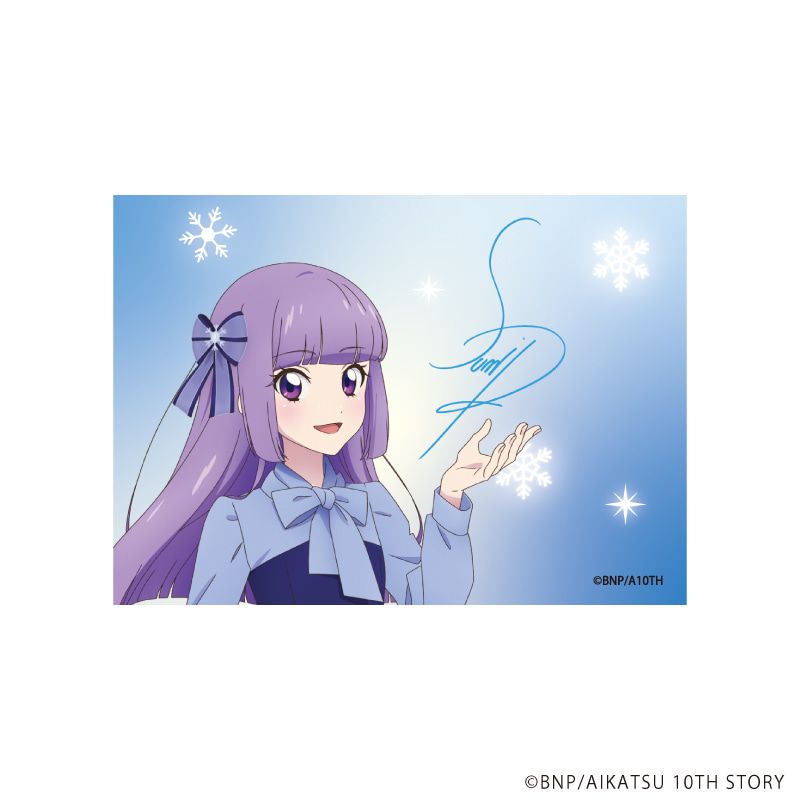 キャンバスボードミニ「アイカツ！」06/雪柄コーデver. トレーディング(6種)(描き下ろしイラスト)