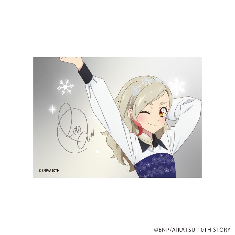 キャンバスボードミニ「アイカツ！」06/雪柄コーデver. トレーディング(6種)(描き下ろしイラスト)