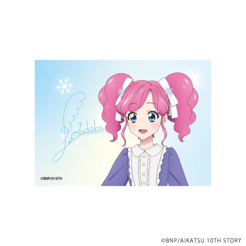 キャンバスボードミニ「アイカツ！」06/雪柄コーデver. トレーディング(6種)(描き下ろしイラスト)