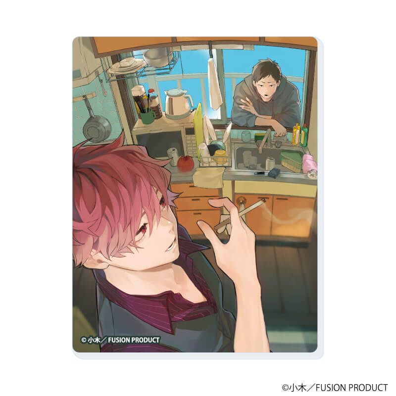 アクリルカード「仲良くしようねお隣さん」01/コンプリートセット(全6種)(公式&描き下ろしイラスト)