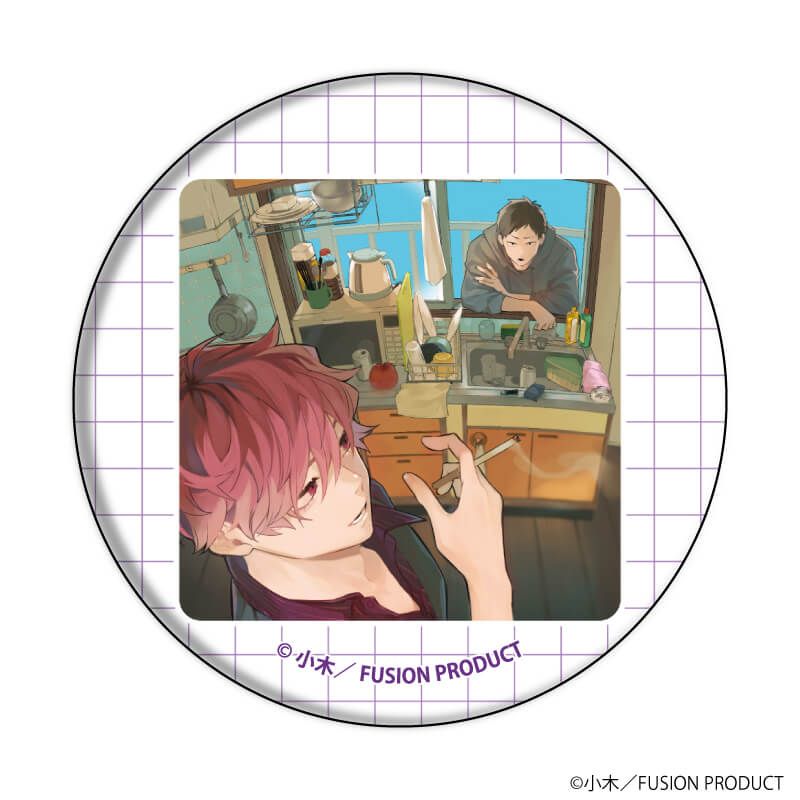 缶バッジ「仲良くしようねお隣さん」01/コンプリートセット(全6種)(公式&描き下ろしイラスト)