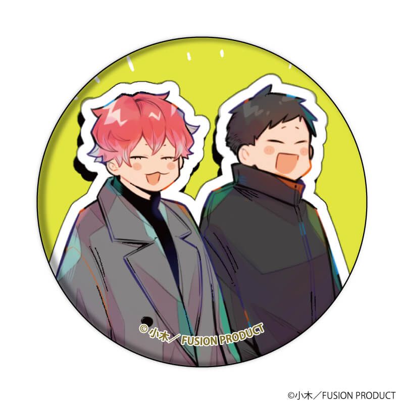 缶バッジ「仲良くしようねお隣さん」01/コンプリートセット(全6種)(公式&描き下ろしイラスト)