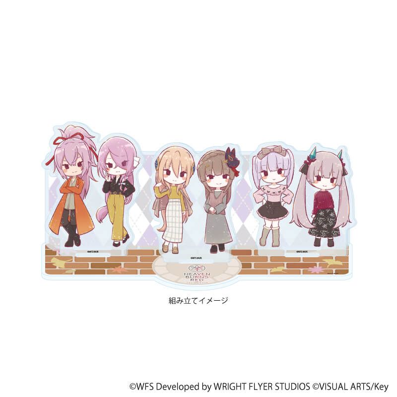 アクリルジオラマ「ヘブンバーンズレッド」09/秋ver. 第30G部隊(グラフアートイラスト)