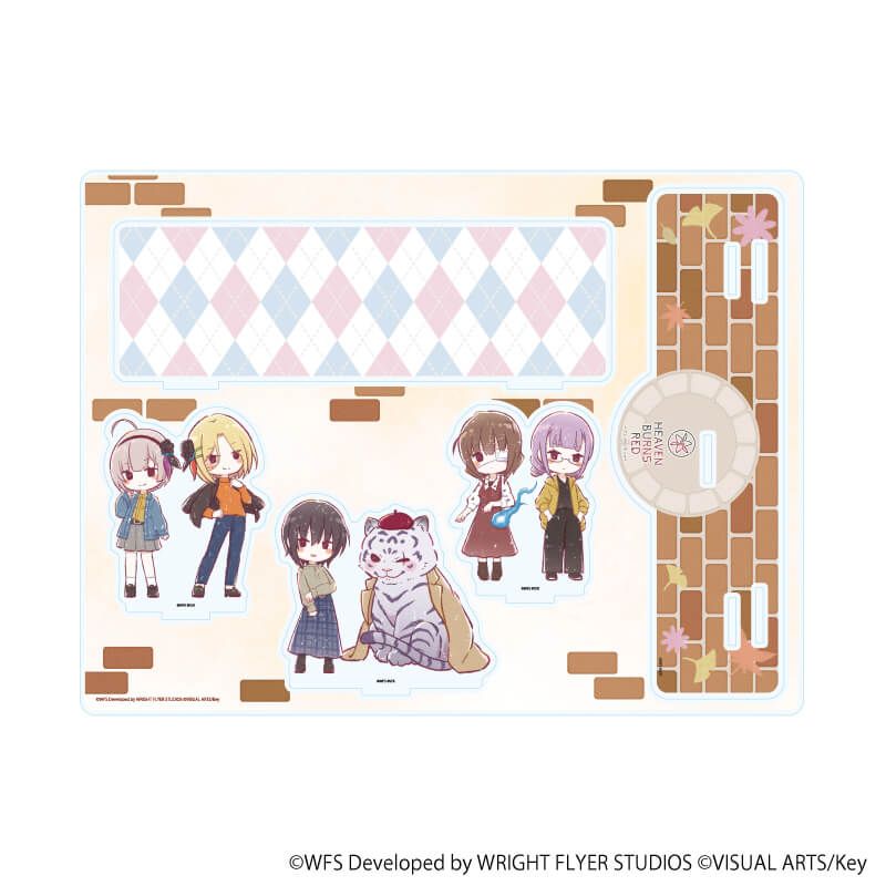 アクリルジオラマ「ヘブンバーンズレッド」07/秋ver. 第31B部隊(グラフアートイラスト)