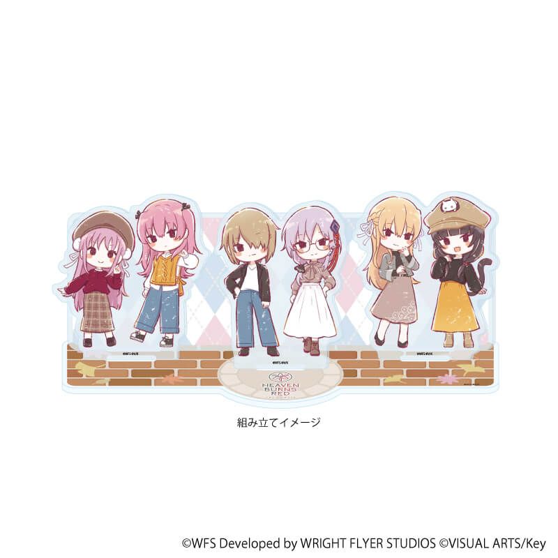 アクリルジオラマ「ヘブンバーンズレッド」06/秋ver. 第31A部隊(グラフアートイラスト)