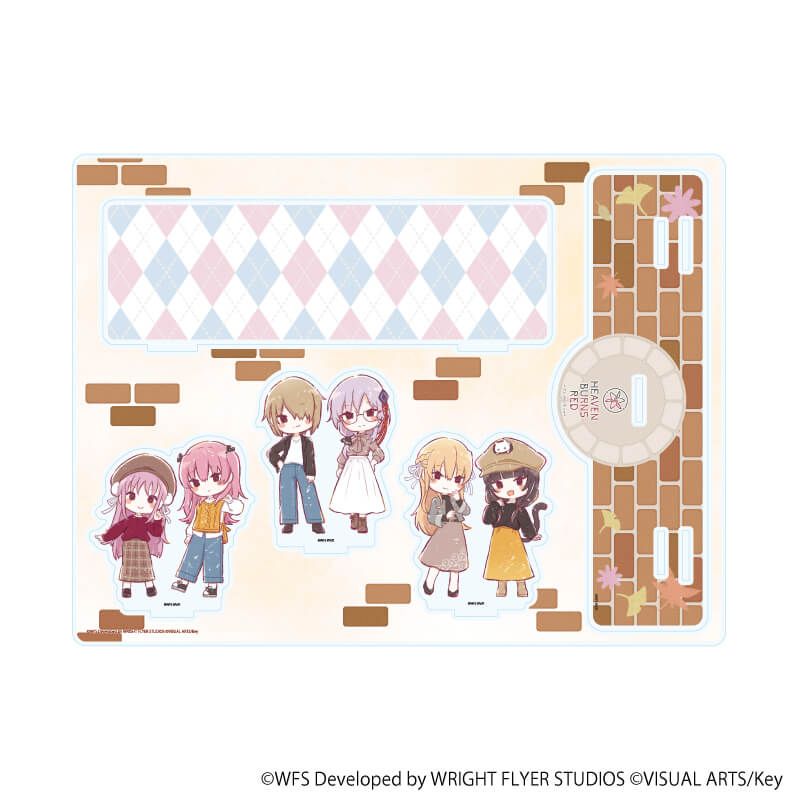 アクリルジオラマ「ヘブンバーンズレッド」06/秋ver. 第31A部隊(グラフアートイラスト)