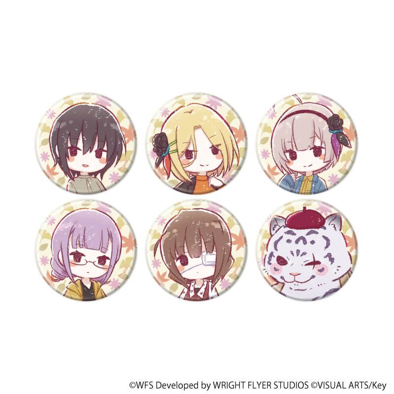 缶バッジ「ヘブンバーンズレッド」27/秋ver. 第31B部隊 コンプリートセット(全6種)(グラフアートイラスト)