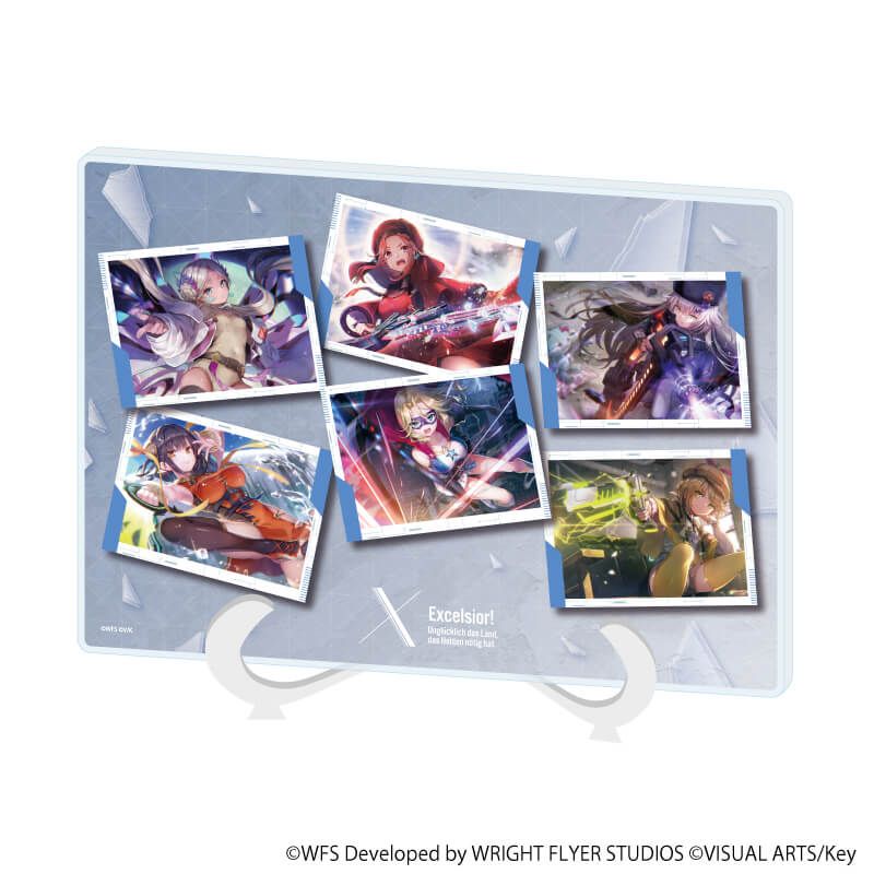 アクリルアートボード(A5サイズ)「ヘブンバーンズレッド」20/第31X部隊(公式イラスト)