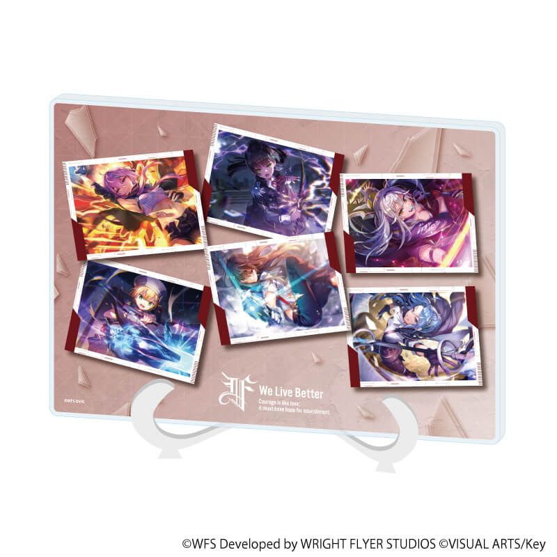 アクリルアートボード(A5サイズ)「ヘブンバーンズレッド」19/第31F部隊(公式イラスト)