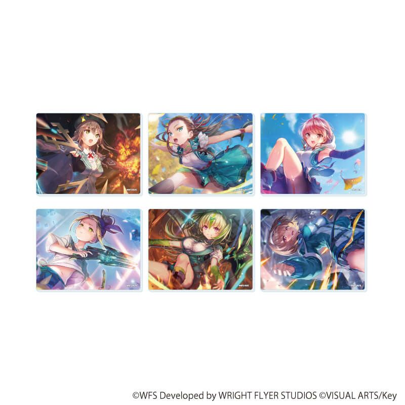 アクリルカード「ヘブンバーンズレッド」07/第31E部隊 コンプリートセット(全6種)(公式イラスト)