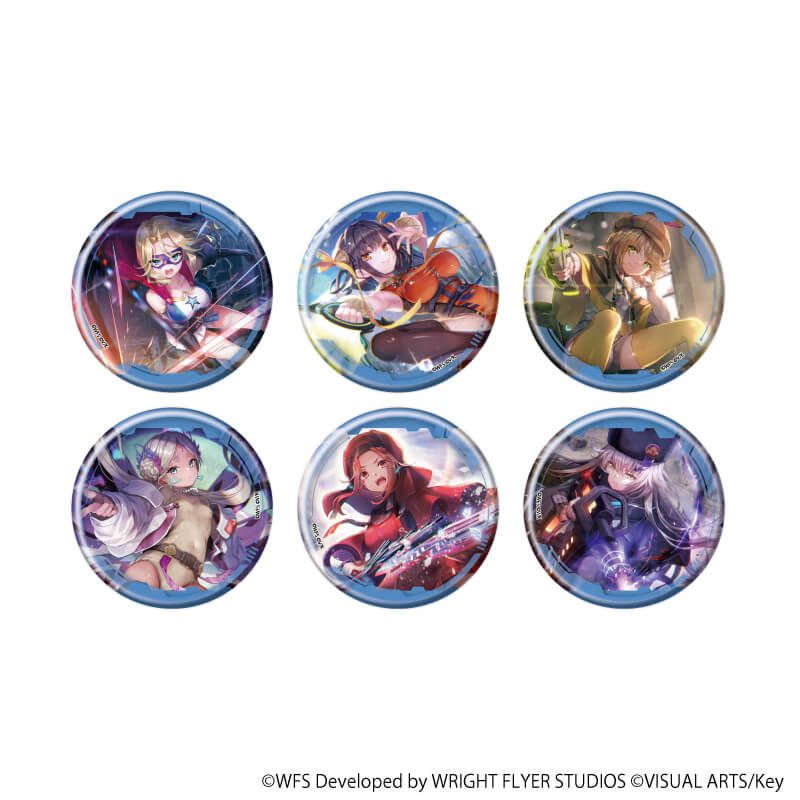 缶バッジ「ヘブンバーンズレッド」37/第31X部隊 コンプリートセット(全6種)(公式イラスト)