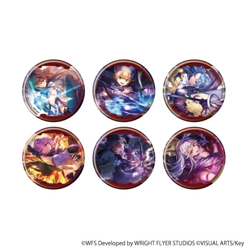 缶バッジ「ヘブンバーンズレッド」36/第31F部隊 コンプリートセット(全6種)(公式イラスト)