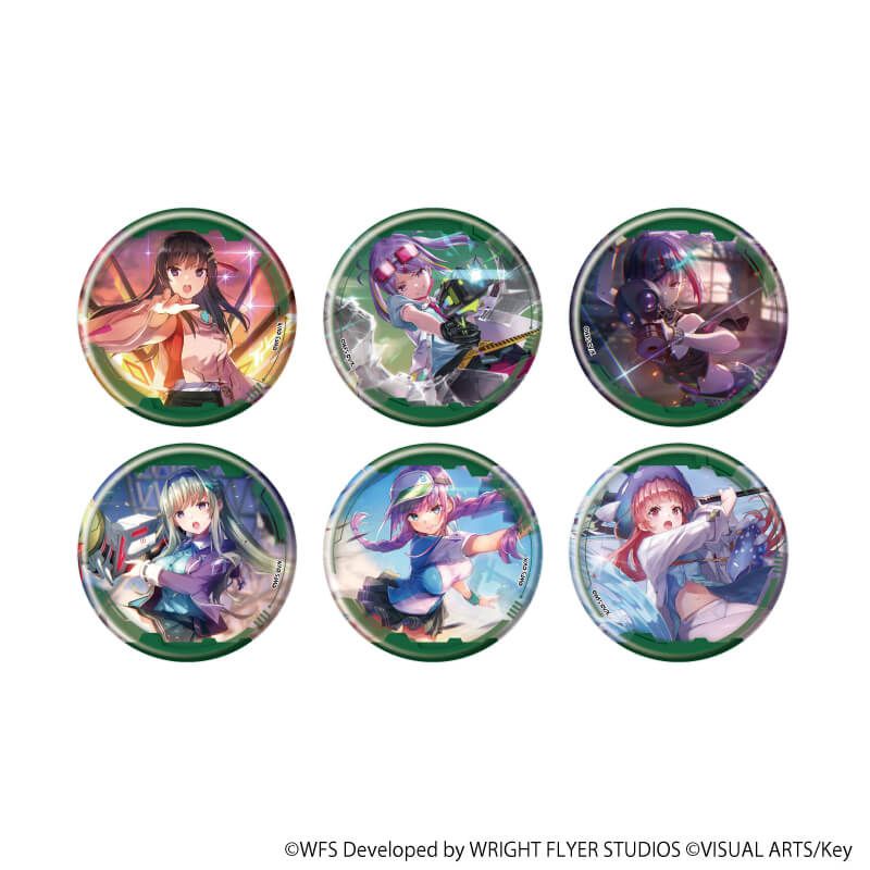 缶バッジ「ヘブンバーンズレッド」34/第31D部隊 コンプリートセット(全6種)(公式イラスト)