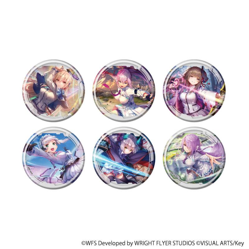 缶バッジ「ヘブンバーンズレッド」33/第30G部隊 コンプリートセット(全6種)(公式イラスト)