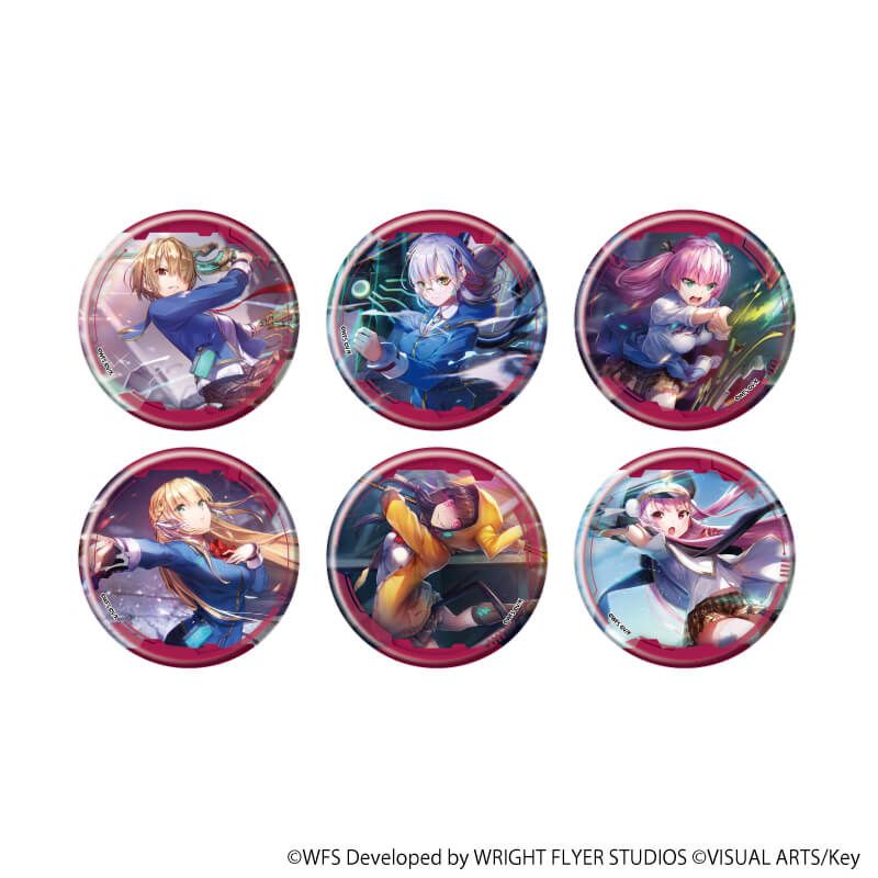 缶バッジ「ヘブンバーンズレッド」30/第31A部隊 コンプリートセット(全6種)(公式イラスト)