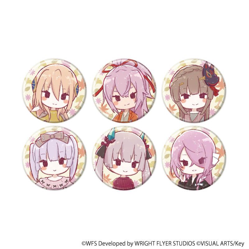 缶バッジ「ヘブンバーンズレッド」29/秋ver. 第30G部隊 ブラインド(6種)(グラフアートイラスト)