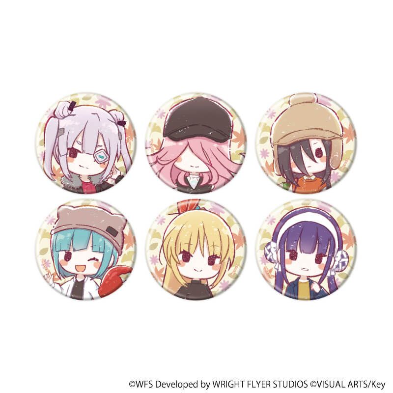 缶バッジ「ヘブンバーンズレッド」28/秋ver. 第31C部隊 ブラインド(6種)(グラフアートイラスト)