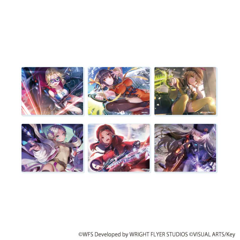 アクリルカード「ヘブンバーンズレッド」09/第31X部隊 ブラインド(6種)(公式イラスト)