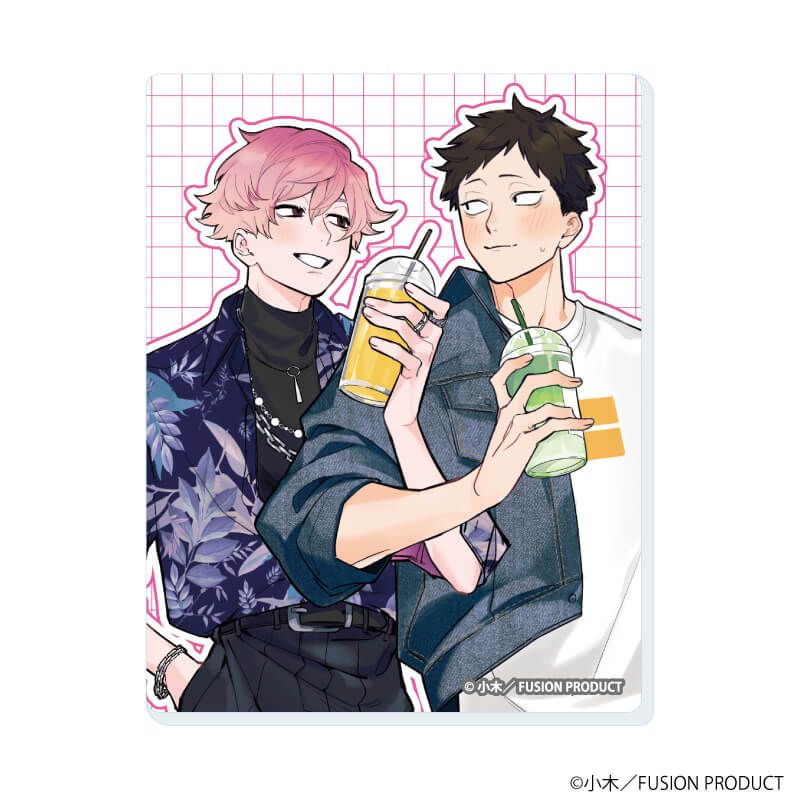 アクリルカード「仲良くしようねお隣さん」01/ブラインド(6種)(公式&描き下ろしイラスト)