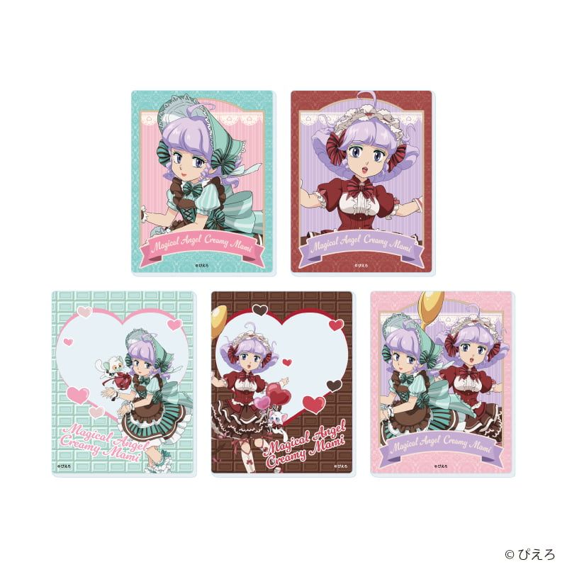アクリルカード「魔法の天使クリィミーマミ」05/ドルチェver. コンプリートセット(全5種)(描き下ろしイラスト)