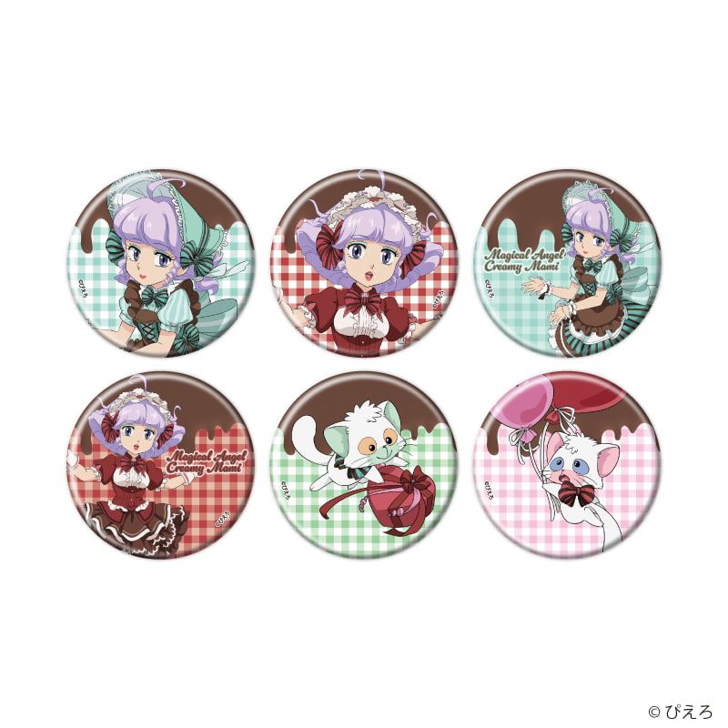 缶バッジ「魔法の天使クリィミーマミ」12/ドルチェver. ブラインド(6種)(描き下ろしイラスト)