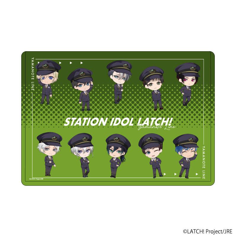 キャラクリアケース「STATION IDOL LATCH!」03/整列デザイン(公式イラスト)