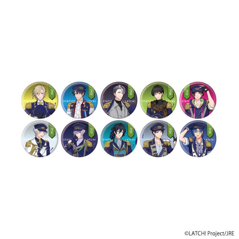 缶バッジ「STATION IDOL LATCH!」17/コンプリートセット(全10種)(公式イラスト)