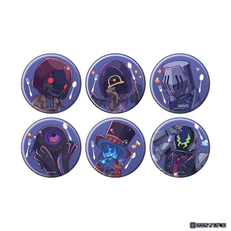 缶バッジ「仕事終わりにあの店で」02/コンプリートセット(全6種)(グラフアートイラスト)