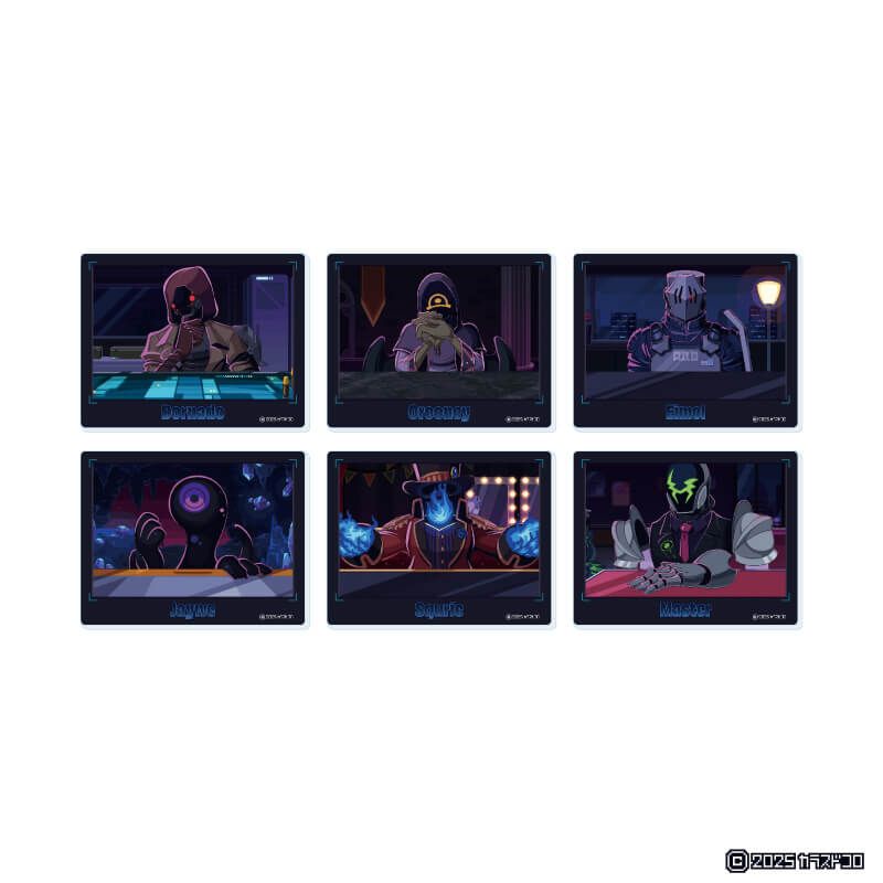 アクリルカード「仕事終わりにあの店で」01/コンプリートセット(全6種)(公式イラスト)