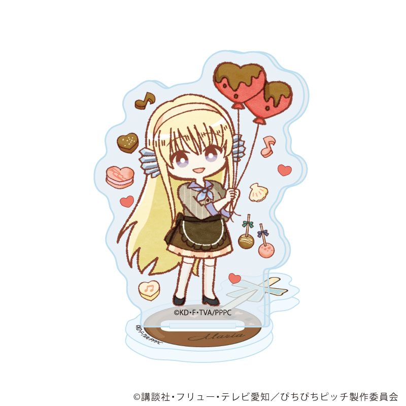 アクリルぷちスタンド「マーメイドメロディーぴちぴちピッチ」06/バレンタインver. コンプリートセット(全10種)(レトロアートイラスト)