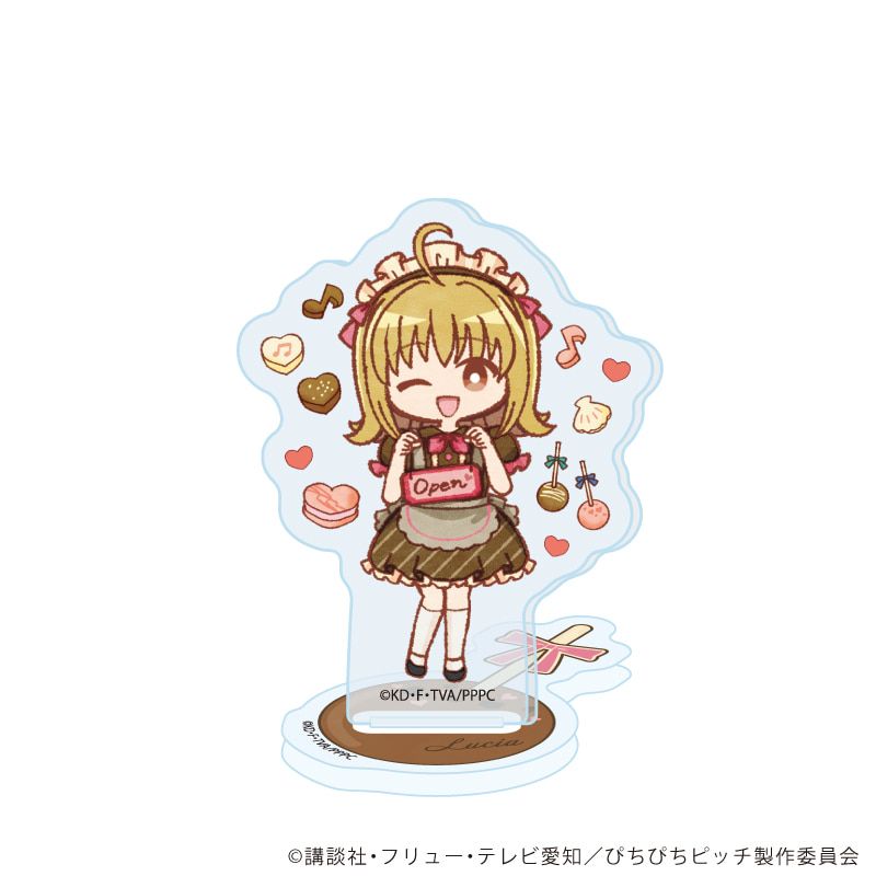 アクリルぷちスタンド「マーメイドメロディーぴちぴちピッチ」05/バレンタインver. コンプリートセット(全10種)(レトロアートイラスト)