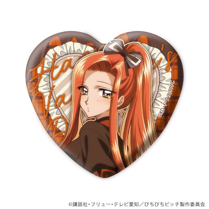 ハート型缶バッジ「マーメイドメロディーぴちぴちピッチ」01/バレンタインver. コンプリートセット(全8種)(描き下ろしイラスト)