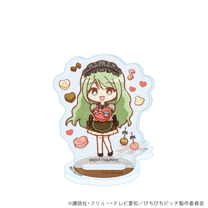 アクリルぷちスタンド「マーメイドメロディーぴちぴちピッチ」06/バレンタインver. ブラインド(10種)(レトロアートイラスト)