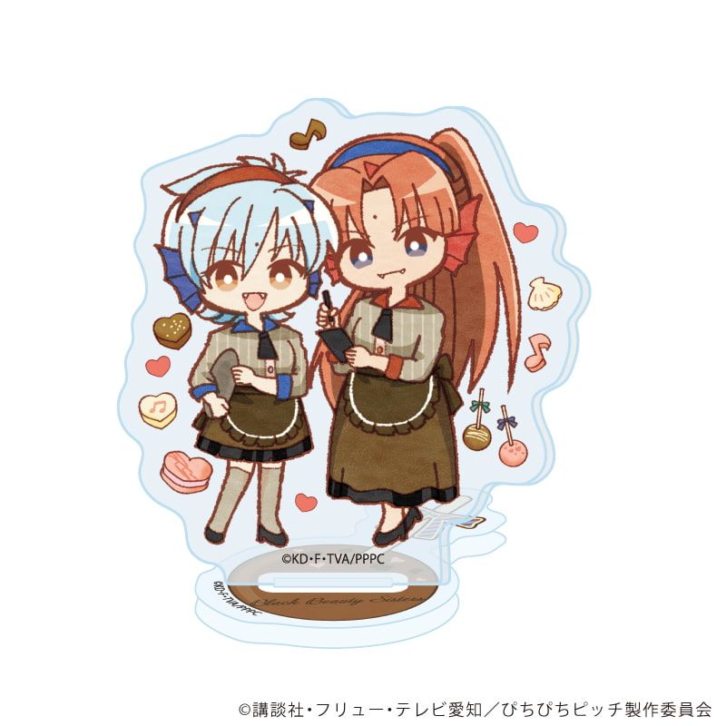 アクリルぷちスタンド「マーメイドメロディーぴちぴちピッチ」06/バレンタインver. ブラインド(10種)(レトロアートイラスト)