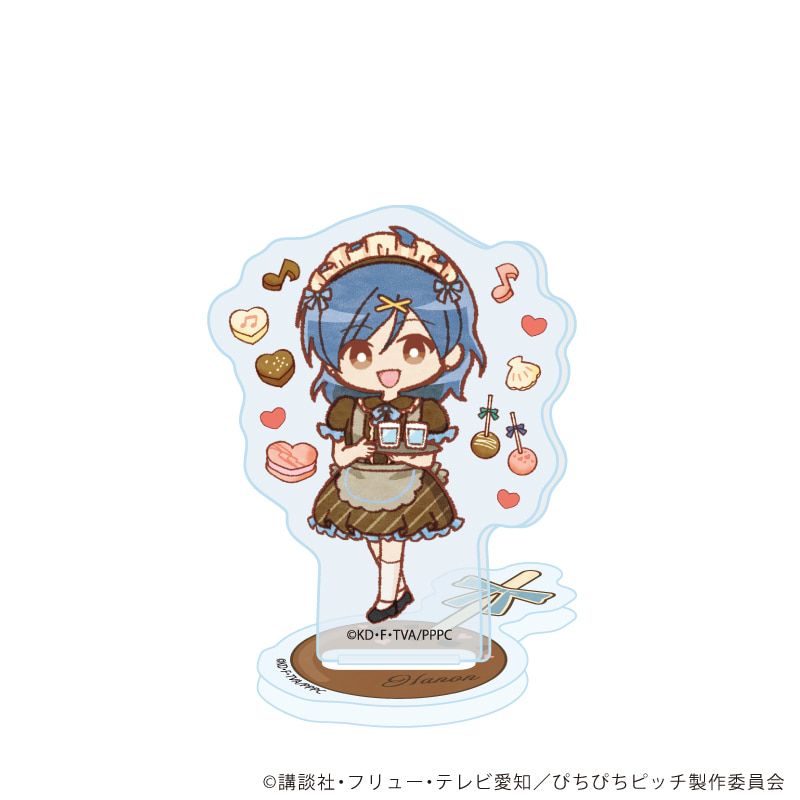 アクリルぷちスタンド「マーメイドメロディーぴちぴちピッチ」05/バレンタインver. ブラインド(10種)(レトロアートイラスト)