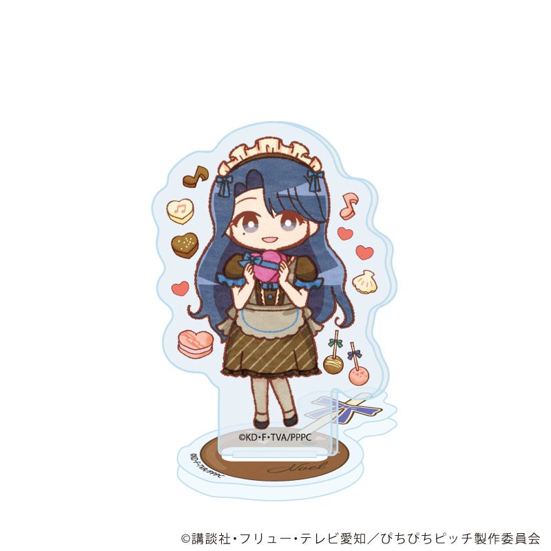 アクリルぷちスタンド「マーメイドメロディーぴちぴちピッチ」05/バレンタインver. ブラインド(10種)(レトロアートイラスト)