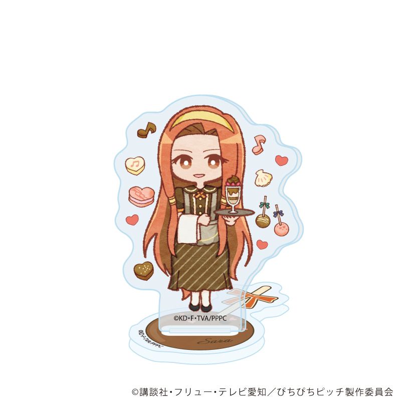 アクリルぷちスタンド「マーメイドメロディーぴちぴちピッチ」05/バレンタインver. ブラインド(10種)(レトロアートイラスト)