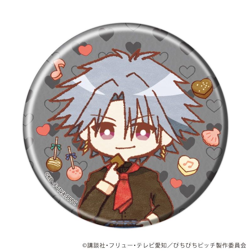 缶バッジ「マーメイドメロディーぴちぴちピッチ」05/バレンタインver. ブラインド(10種)(レトロアートイラスト)