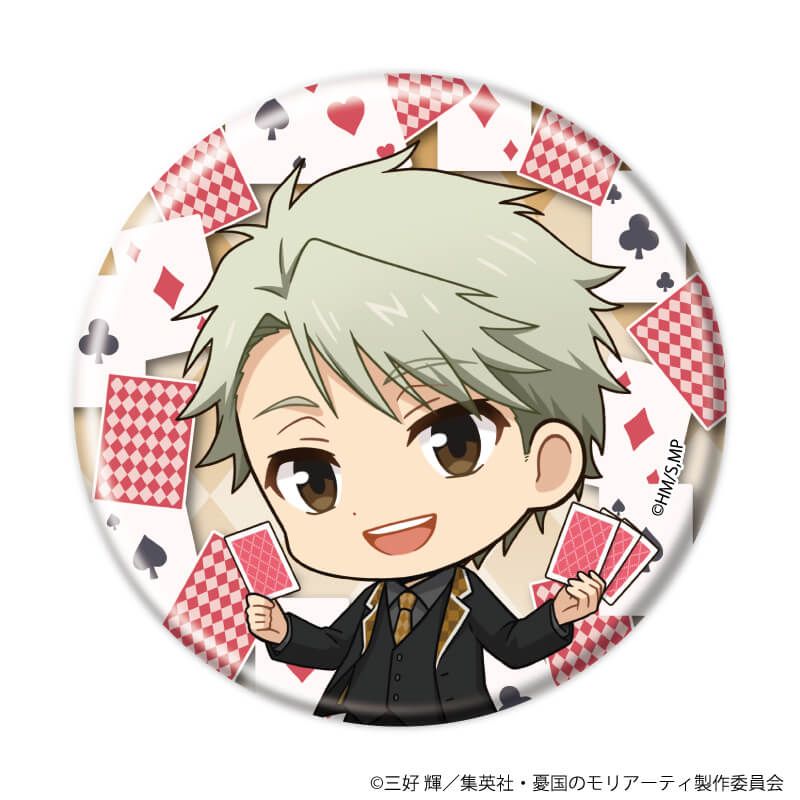 缶バッジ「憂国のモリアーティ」21/トランプver.コンプリートセット(全9種)(ミニキャライラスト)