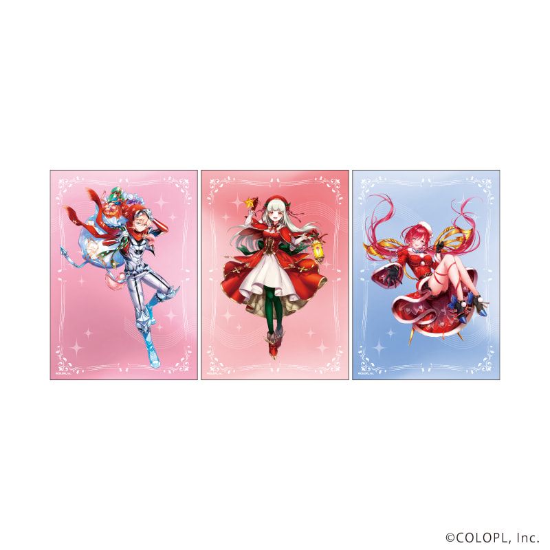 L版ブロマイド3枚セット「白猫プロジェクト」10/アレン/ルウシェ/キュア(公式イラスト)