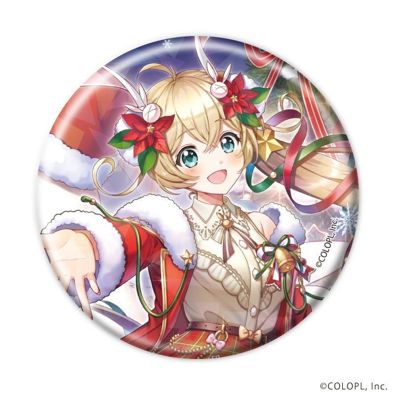 ホログラム缶バッジ(57mm)「白猫プロジェクト」04/クリスマスver. コンプリートセット(全12種)(公式イラスト)