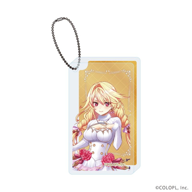 アクリルブロックキーホルダー「白猫プロジェクト」05/クリスマスver. シエラ(描き下ろしイラスト)